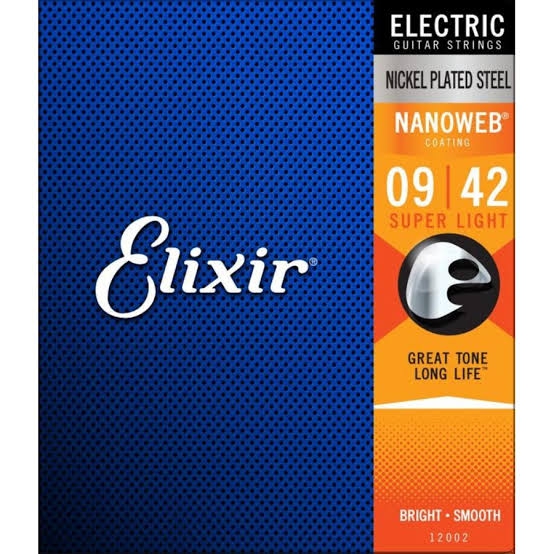 Elixir 12002 Nanoweb Super Light Elektro Gitar Teli